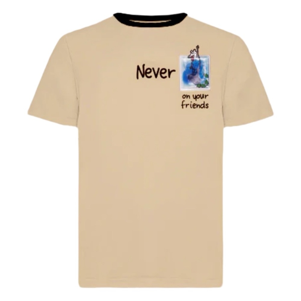 NWT THE HIDEOUT CLOTHING NEVER RAT SWIM WITH THE FISHES POCKET TEE
